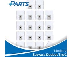 Ecovacs Deebot T30C Stofzakken (18 Stuks, Plus.Parts® alternatief voor DDB030041)