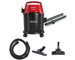 Heinner DuoClean Nat- en droogstofzuiger – Multifunctioneel – 1400 W – 15 L tank – 3 L zak – HEPA-filter – Blazingsfunctie – Zwart/Rood
