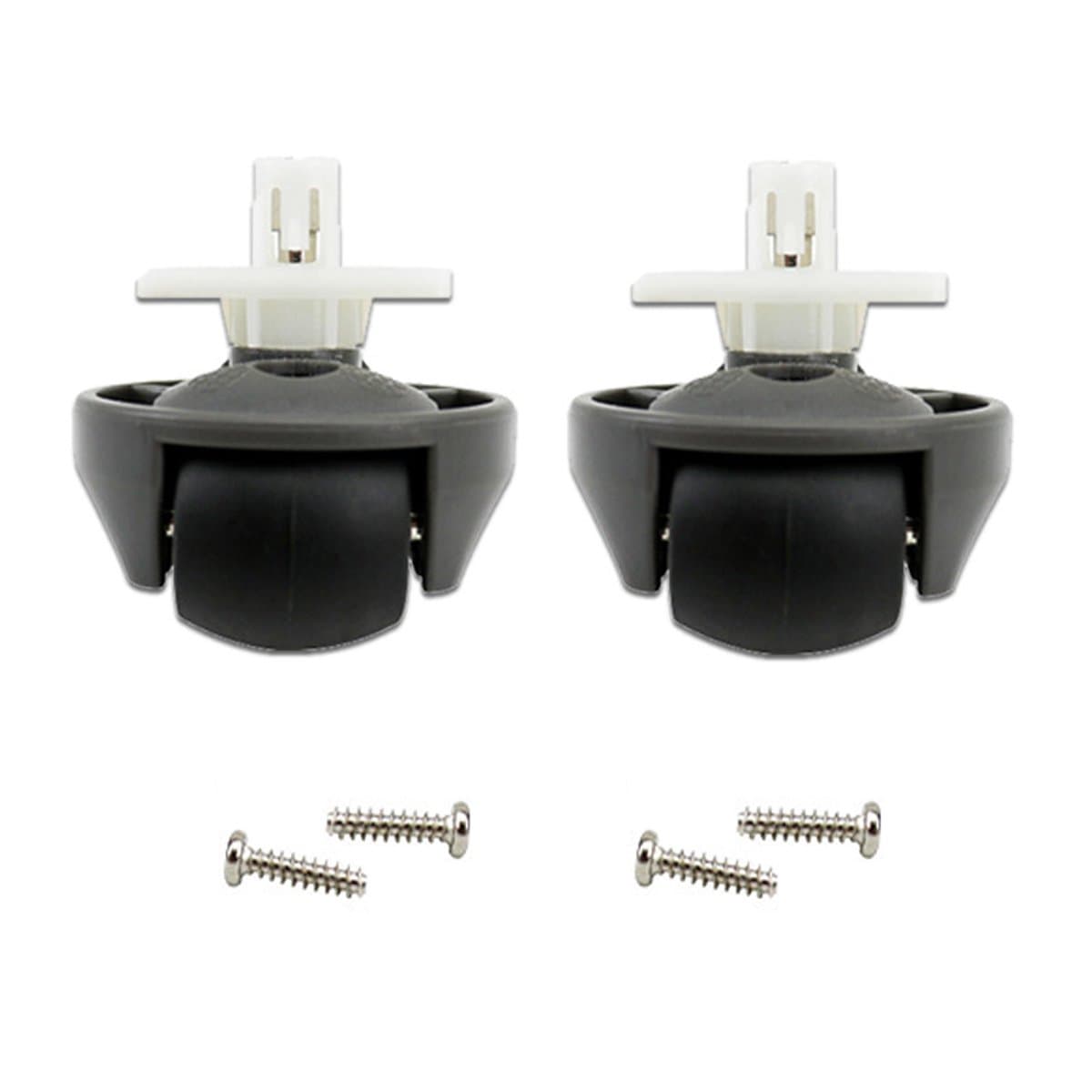 2 stuks Voorste zwenkwielen - geschikt voor Roborock S8 / s8 maxv ultra / s7 max ultra / S7maxv ultra / S7 / G10 / G10S / G20 / T7S - Robotstofzuiger Accessoires - zwart — afbeelding 1
