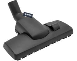 SQOON® combi zuigmond Delta met wiel 32 mm - geschikt voor o.a. Electrolux, Nilfisk, Numatic en Home Electronic stofzuigers - nylon haar, met groot loopwiel