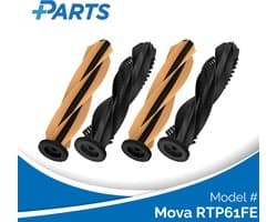 Mova RTP61FE Borstels (4 Stuks, Plus.Parts® alternatief voor RMB13)