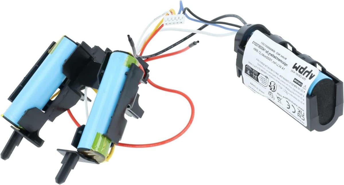 Accu Stofzuiger - Vervangende Batterij - Huishouden Schoonmaken - Lithium Ion Technologie - 14.4 Volt - Zwart — afbeelding 1