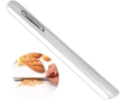 Kruimelverwijderaar Roestvrijstaal - Tafelreiniger Eten - Snel Tafel Schoon - Gebogen Rand Clip - Compact Lichtgewicht