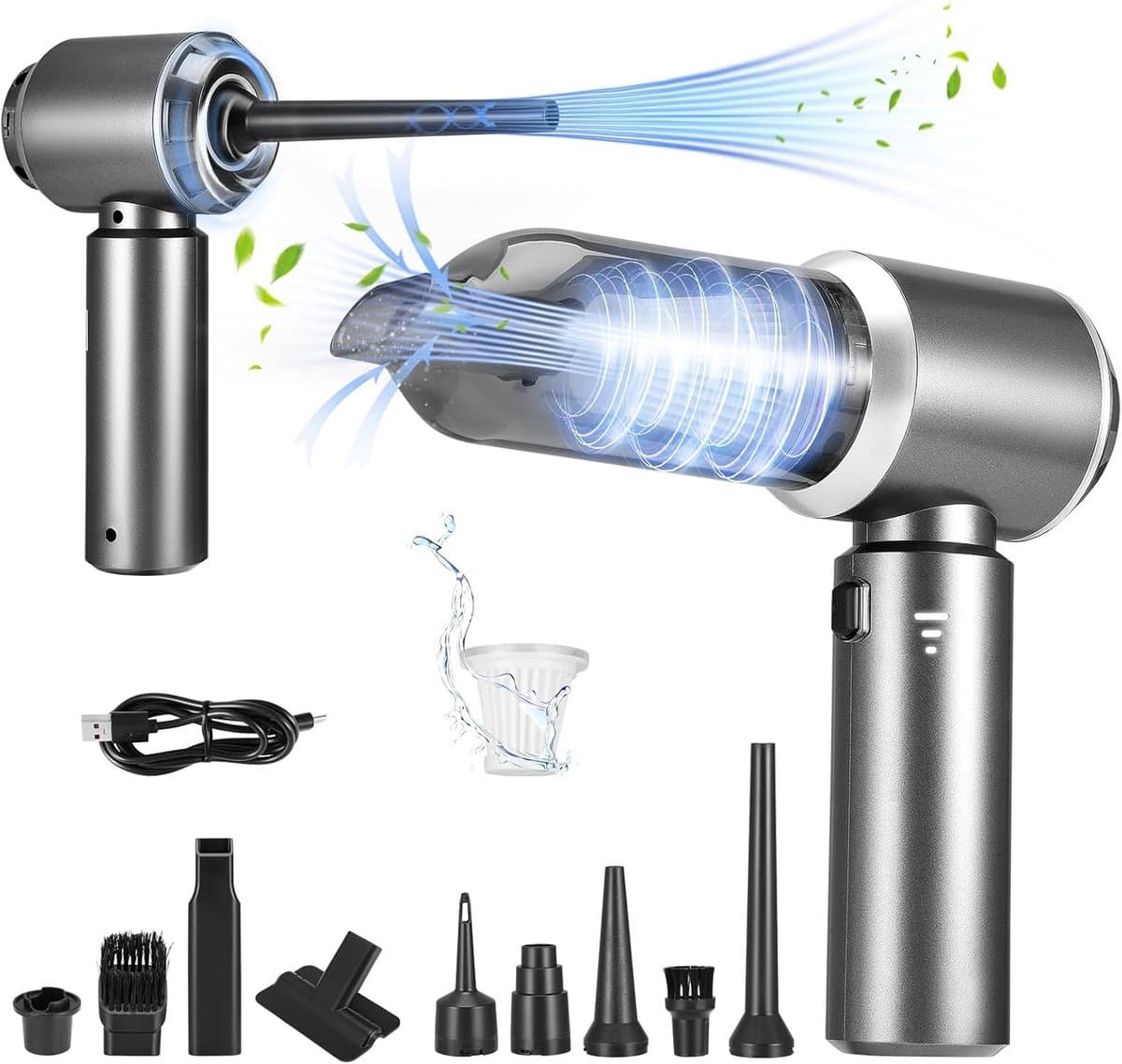 Lexium Kruimeldief snoerloos – Kruimeldief met steel – Nat&Droog – Handstofzuiger – Extreme zuigkracht – Kruimeldief snoerloos – Kruimelzuiger – Jouw ultieme schoonmaakpartner – Kruimelzuiger – Autostofzuiger – Handstofzuiger - Draadloos — afbeelding 1