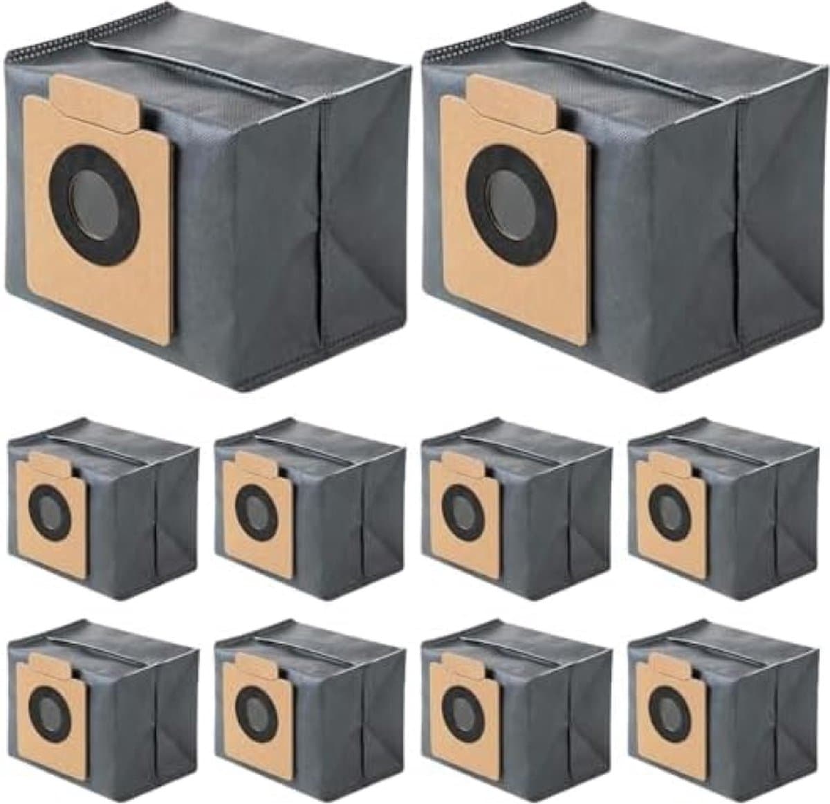 Eufy Premium 10 stuks stofzuigerzakken voor Eufy Clean X8 Pro/X10 Pro Omni robotstofzuiger, stofzak, accessoireset, reserveonderdelen, grote capaciteit — afbeelding 1