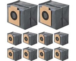 Eufy Premium 10 stuks stofzuigerzakken voor Eufy Clean X8 Pro/X10 Pro Omni robotstofzuiger, stofzak, accessoireset, reserveonderdelen, grote capaciteit