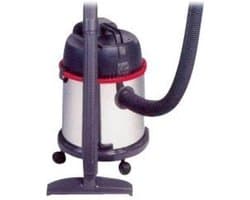 Stofzuiger INOX - Cilinderstofzuiger - Krachtig Schoonmaken - Dubbele Turbine - 20 Liter Tank - Zwart/Rood