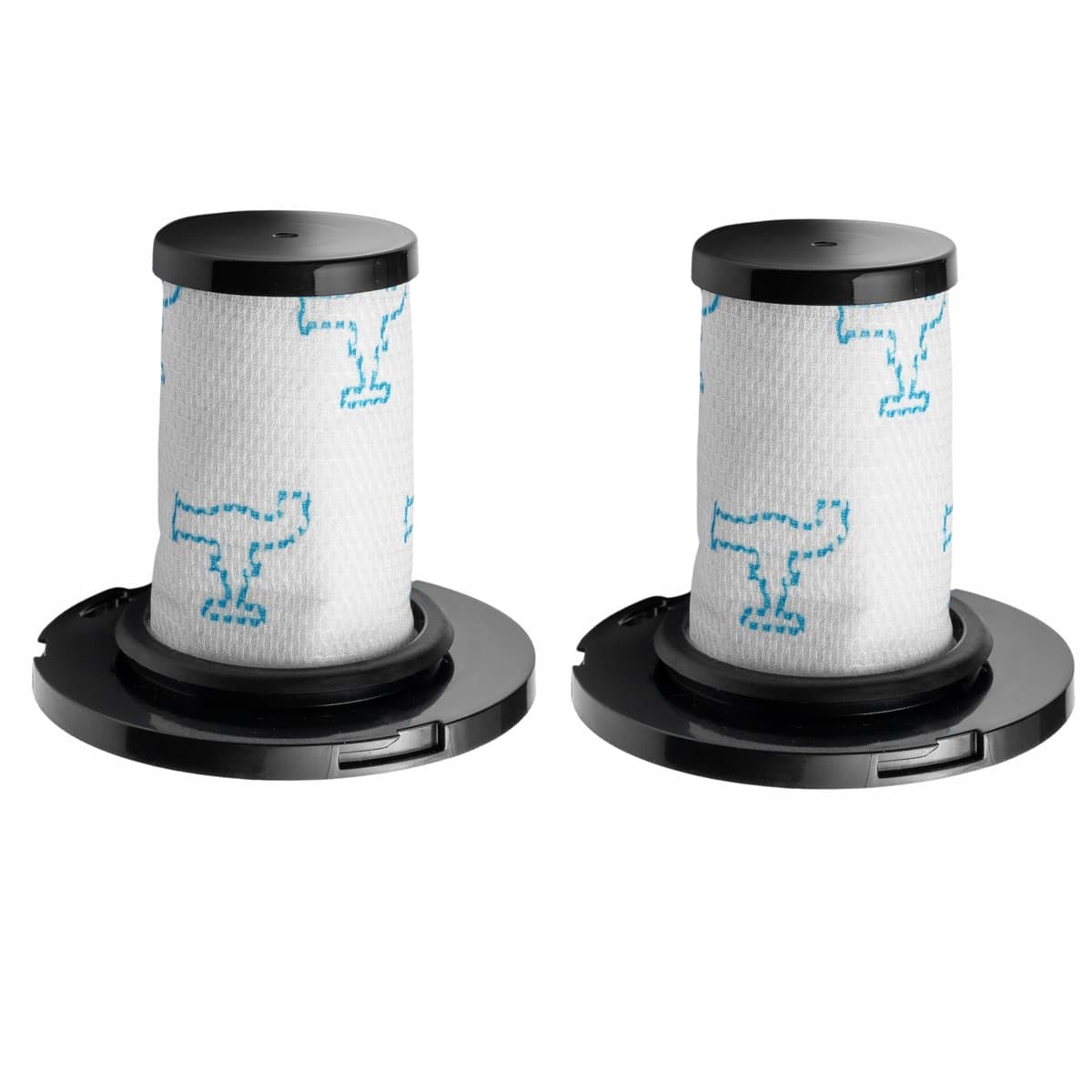 AreoSe - HEPA-filter voor TEFAL X-Force Flex 11.60 12.60 14.60 15.60 Rowenta X-Force - 2 stuks — afbeelding 1