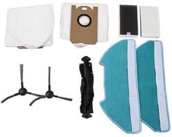 Robotstofzuiger Onderdelen - Accessoires Set - Stofvrij Huis - Precieze Pasvorm - 10 Stuks - Wit