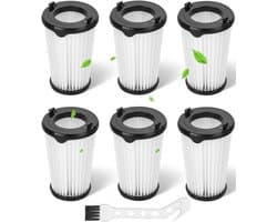 Dit is een 6-pack geschikt voor Elegante AEG CX7 CX7-2 AEF150 stofzuigerfilters, inclusief geschikt voor filters, accessoires en geschikt voor HEPA-filters geschikt voor het AEG CX7 CX7-2 QX8-1 model. Er zit ook een schoonmaakborsteltje bij.