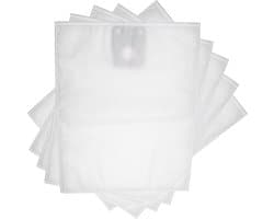 Stofzuigerzakken - Schoonmaakzakken - Stofvrij Houden - Microfleece Materiaal - 5 Stuks - Wit