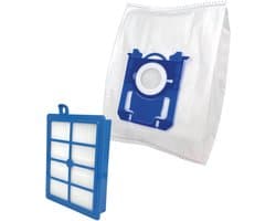 Multaparts® stofzuigerzakken geschikt voor AEG / Philips / Electrolux S-BAG -5 stuks + HEPA filter - | Made in Europe | Passend in o.a. AEG VX6, VX7, VX8, 6000 serie, GR201 of Philips Active, PowerPro, PerformerPro, PH99, FC8021/03, FC8021/05