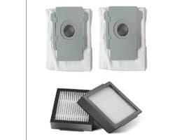 Reserveonderdelen - Geschikt voor iRobot Roomba Combo i7 E5 E6 - stofzuigeraccessoires - 2 filters en 2 stofzuigerzakken