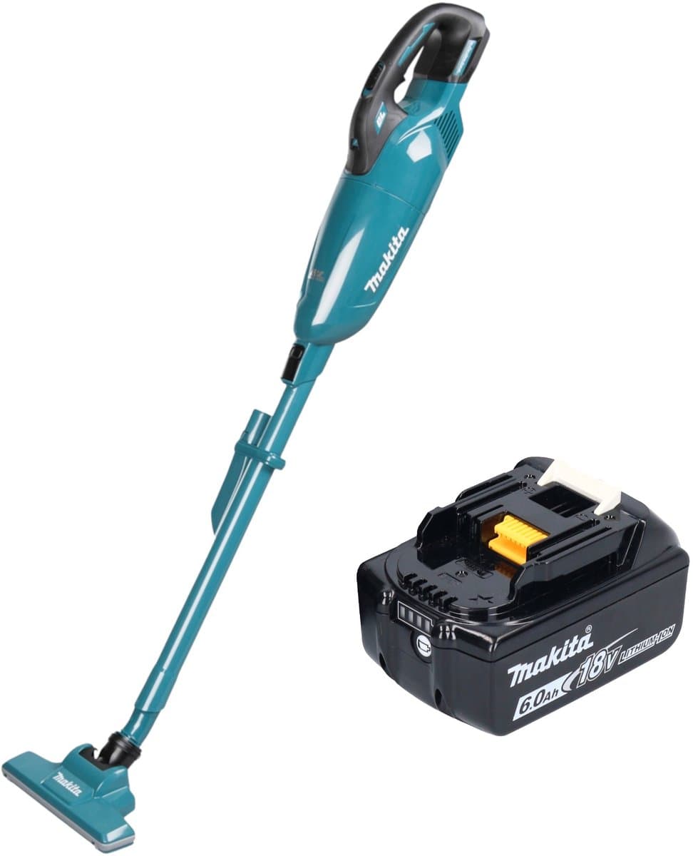 Makita DCL 283 FG1 accustofzuiger 18 V 0,73 l borstelloos + 1x accu 6,0 Ah - zonder oplader — afbeelding 1