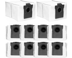 10 stuks wegwerp stofzakken L40 Ultra Gen 2 geschikt voor L40 Ultra/L10s Ultra Gen 2/X40 Ultra/L50/L10s Pro Ultra stofzuigerrobot - Mova P10 Pro Ultra