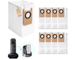 RongZy Pack of 8 Replacement Vacuum Cleaner Bags Compatible with Eufy Omni S1 Pro Vacuum Cleaner Accessories 2.5 L - ShopVlot