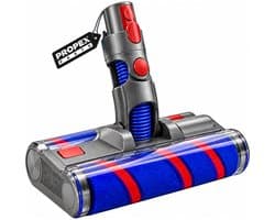 Propex geschikt voor Dyson V7/V8/V10/V11/V15 zuigmond met dubbele zachte rollerborstel en LED Ø32 mm
