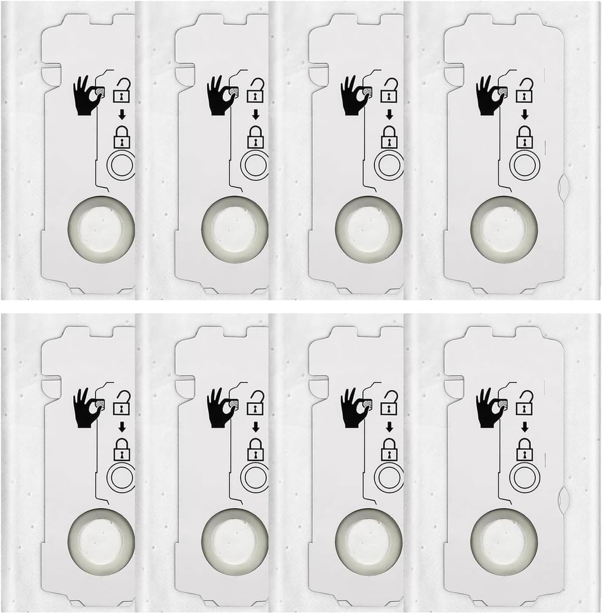10 stuks stofzuigerzakken - filterzakken - geschikt voor Festool CT Mini/CT Midi/CT Midi I/CTC Mini/Midi/CT 15 stofzuigers (modellen geproduceerd vanaf 2019). — afbeelding 1