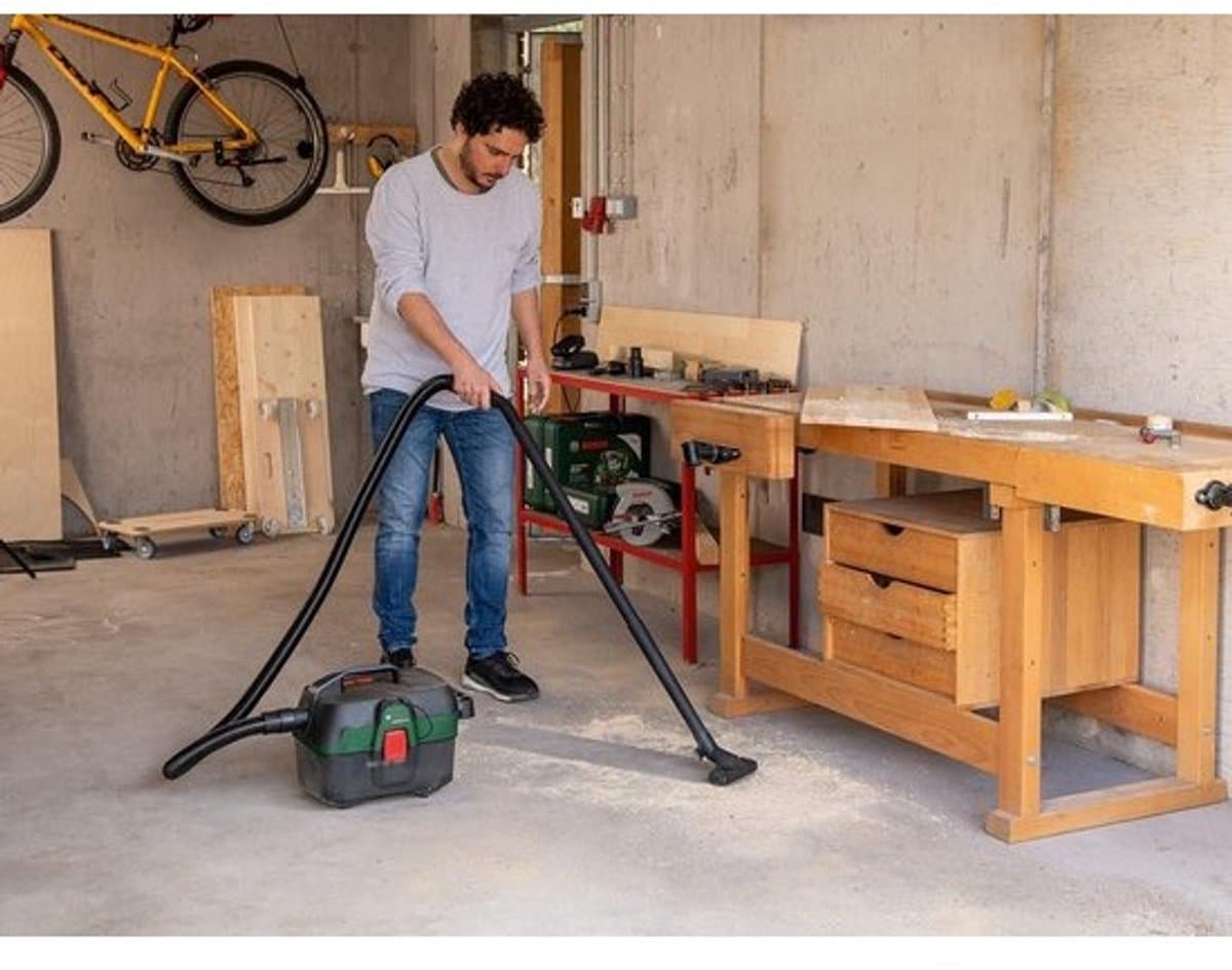 Bosch Accessories 4x vliesstofzuigerzakken - voor Bosch AdvancedVac 20 UniversalVac 15 - Wit — afbeelding 1