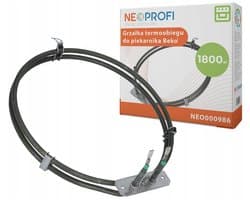 Circulatiegrill 1800W voor Beko Oven - Rond