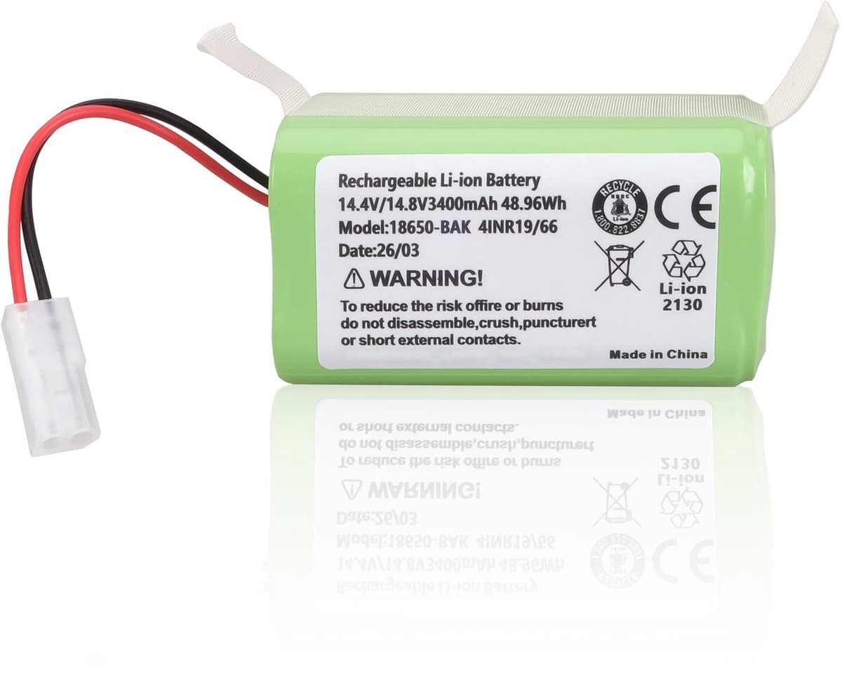 Stofzuigeraccu - 14,4V - 3400mAh - Li-ion — afbeelding 1