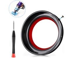 Vaste afdichtingsring voor de stofbak - Siliconen afdichtingsring voor de bodem van de stofbak - Geschikt voor Dyson V11 V15 SV14 SV15 SV22 stofzuigers - Vervangingsonderdeel + T8-schroevendraaier