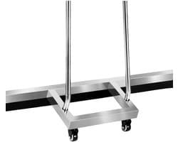 Tennisbaan Waterwisser - RVS - Zilver - 132x87 cm - Voor Sportvelden