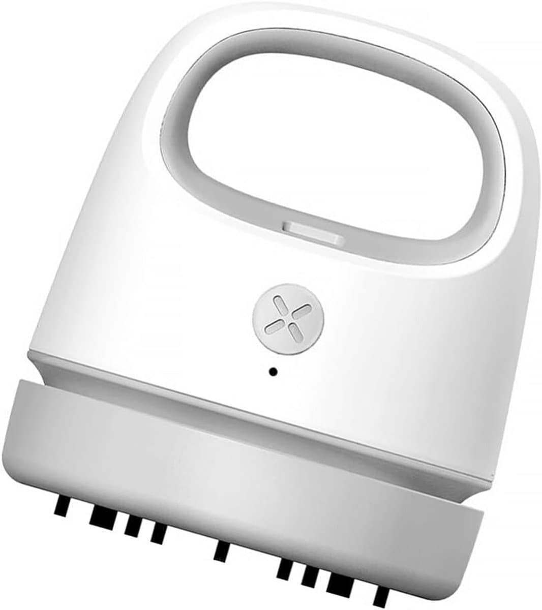 Draagbare Bureau Stofzuiger - Mini Kruimelzuiger - Tafel Schoonmaken - Usb Oplaadbaar - 9.9x8.6cm - Grijs — afbeelding 1