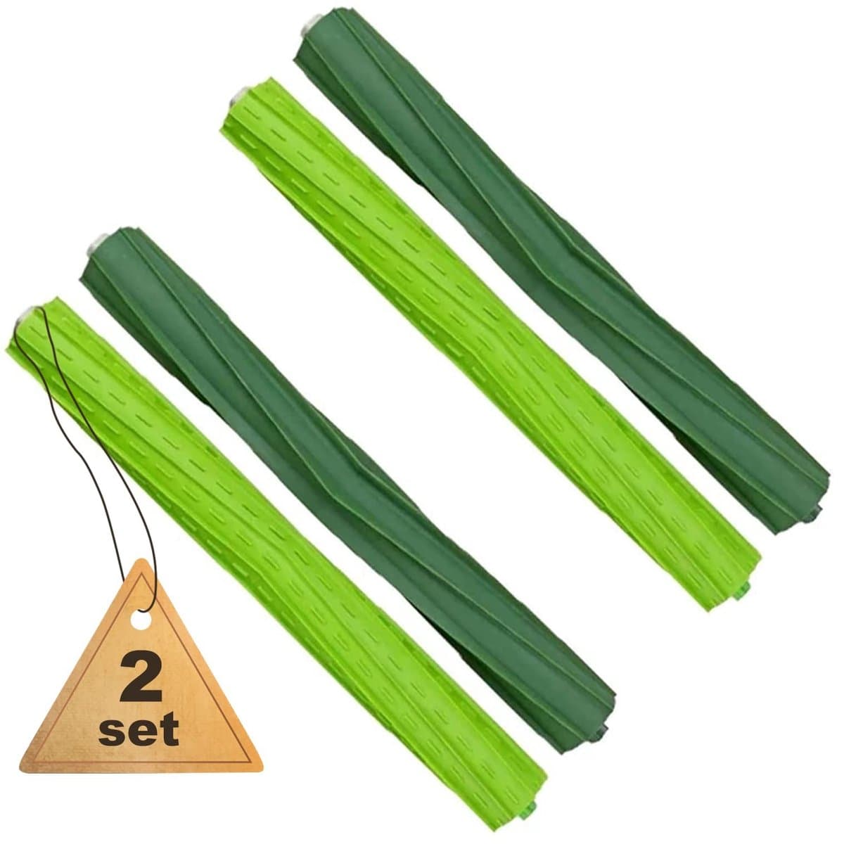 Dailygoods- Rubber Roller Hoogwaardige Vervanging - 2 Set Rolborstels - Compatibel met iRobot Roomba S9 - Duurzaam Materiaal - Eenvoudig te Installeren - Rolborstel — afbeelding 1