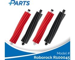 Roborock R100045 Borstels (4 Stuks, Plus.Parts® alternatief voor 8.02.0199)