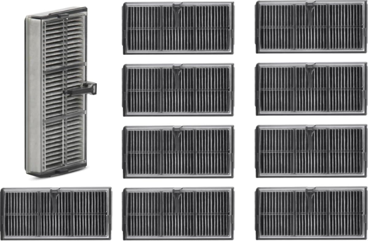 10 stuks HEPA-filteraccessoires-voor Dreame L10s Ultra Gen 2 / X40 Ultra / X40 Master / L40 Ultra / L10s Pro Ultra / X30 Ultra / L10s Ultra Gen 3 stofzuiger-actieve koolstoffilter-reserveonderdelen — afbeelding 1