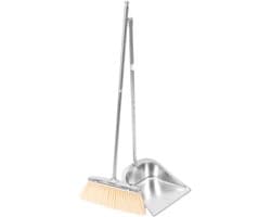 Keuken Veger Blik - Veegset Vloer - Snel Vegen - Roestvrij Staal - Ruime Kop