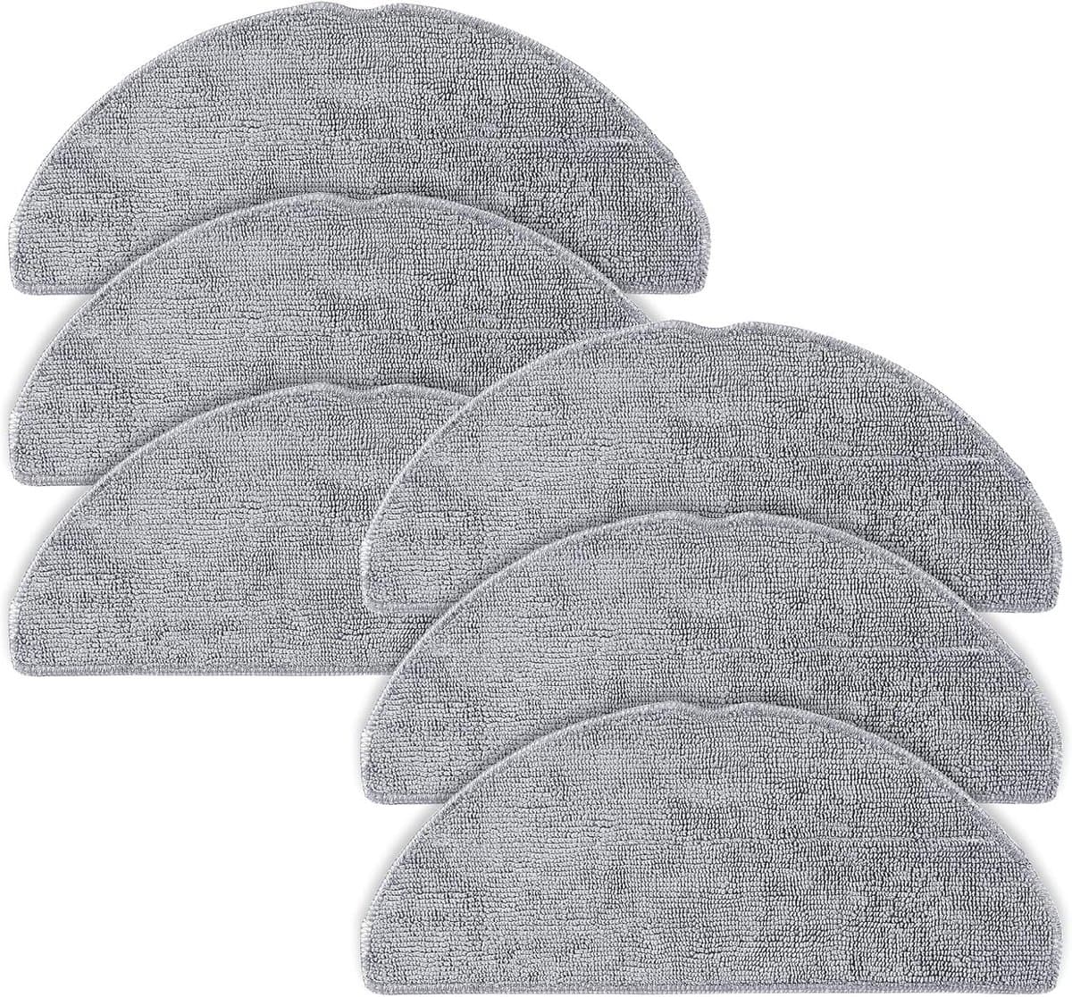 6 stuks Wisdoeken voor Roborock Q7 M5/M5+, Q7 L5/L5+ Robotstofzuiger - Herbruikbaar en Wasbaar - Reservedoek — afbeelding 1