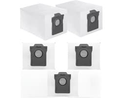 5 stuks stofzakken- compatibel met Dreame L10/L10s/L20/X20/X30/X40/X50/L40/L50 Ultra- Mova P10/E30/P50/V50 Ultra- 3,2 l grote capaciteit- 4-laagse filterstructuur- voor Dreame stofzuigerzakken