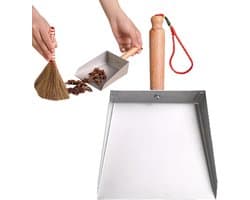 Kleine Vuilblik - Stofblik Bureau - Snel Schoonmaken - Brede Veegrand - 22 x 15 cm