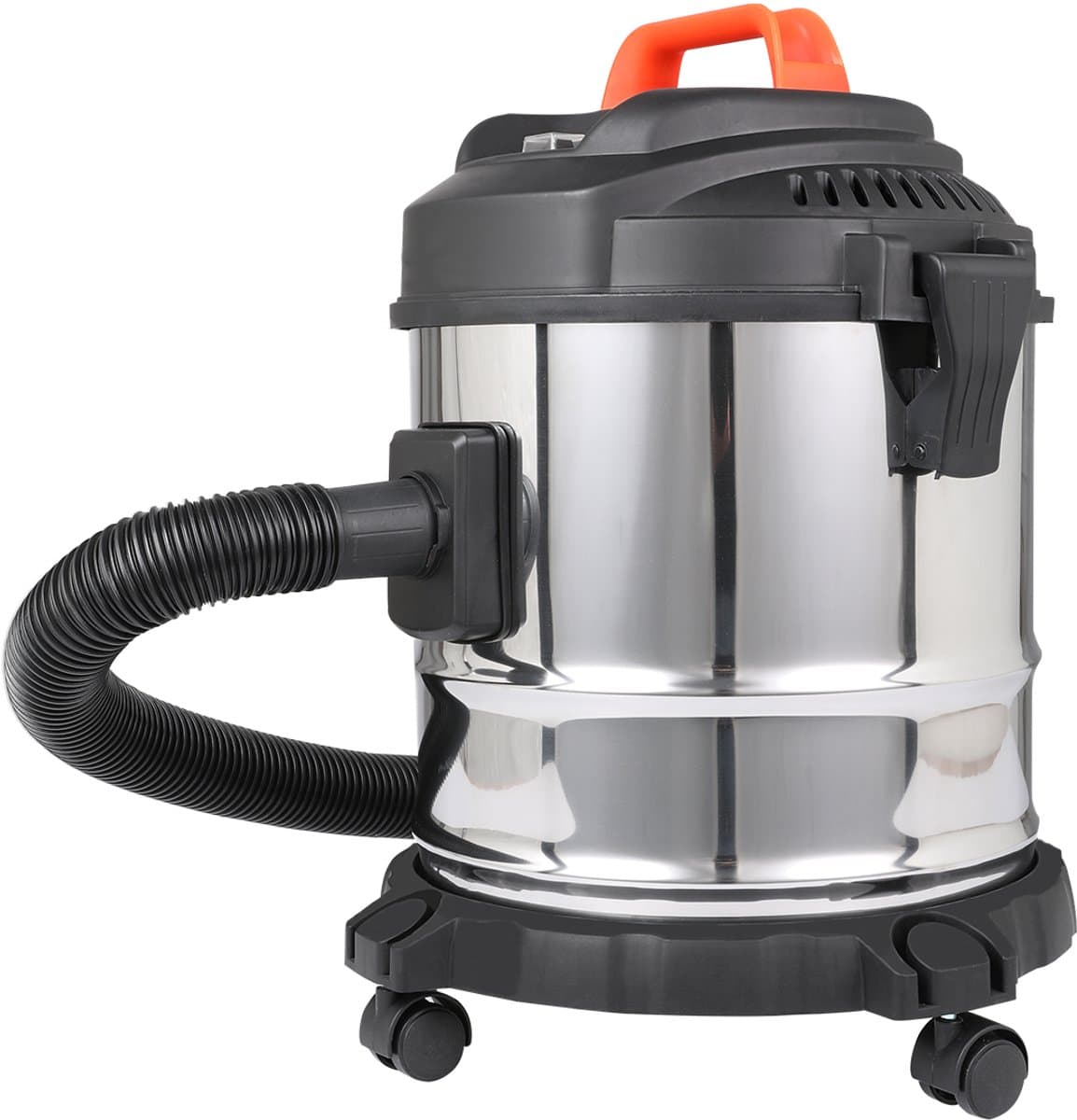 Fuegobird - Electric wet and dry vacuum cleaner - krachtig 2000W - Grote capaciteit 18 L - 4m cord - Blower connection - 7 accessoires - 1.6 m plastic hose - HEPA filterl - Bouwstofzuiger - RVS zuiger — afbeelding 1