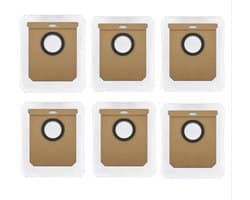6-delige set stofzakken compatibel met Eufy Clean L60 SES / L60 Hybrid SES / L50 SES robotstofzuigers stofzakken-2,5 liter