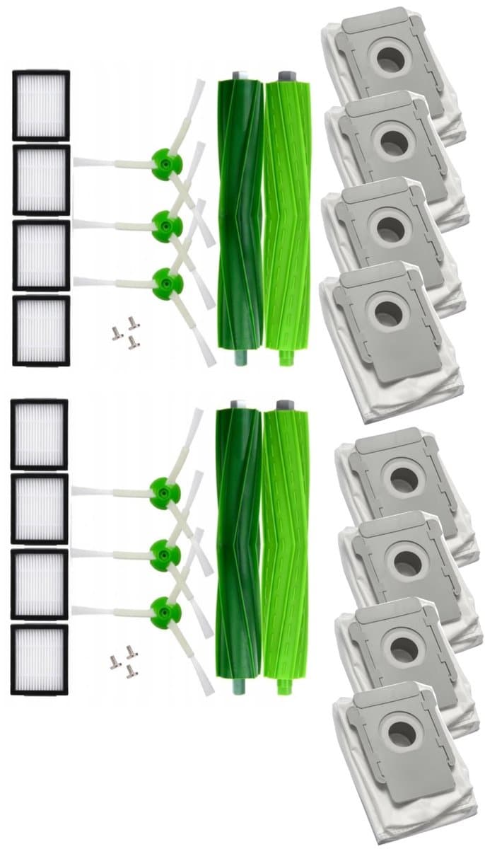 BIG vervangingsset compatibel met iRobot Roomba I7 E5 E6 i3+ i4+ i5+ i6+ i7+ - Roomba e4 Roomba e5 Roomba e6 Roomba i3 Roomba i4 Roomba i5 Roomba i6 Roomba i7 Roomba i7+ Roomba i8 - 26 delige set – Onderhoudsset - stofzuiger accessoireset — afbeelding 1