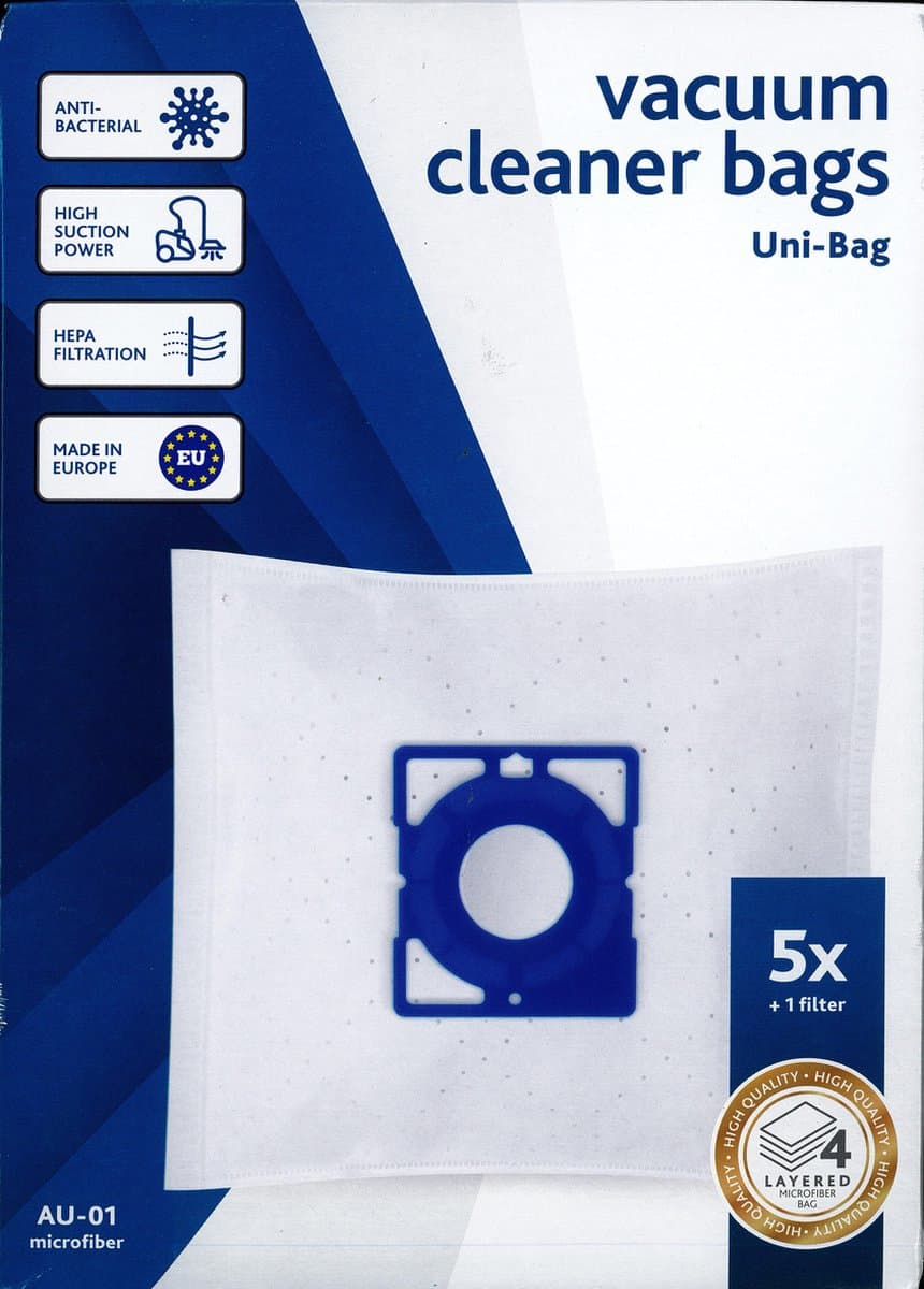 Vacustock stofzuigerzakken - Uni-Bag 5 zakken en filter — afbeelding 1