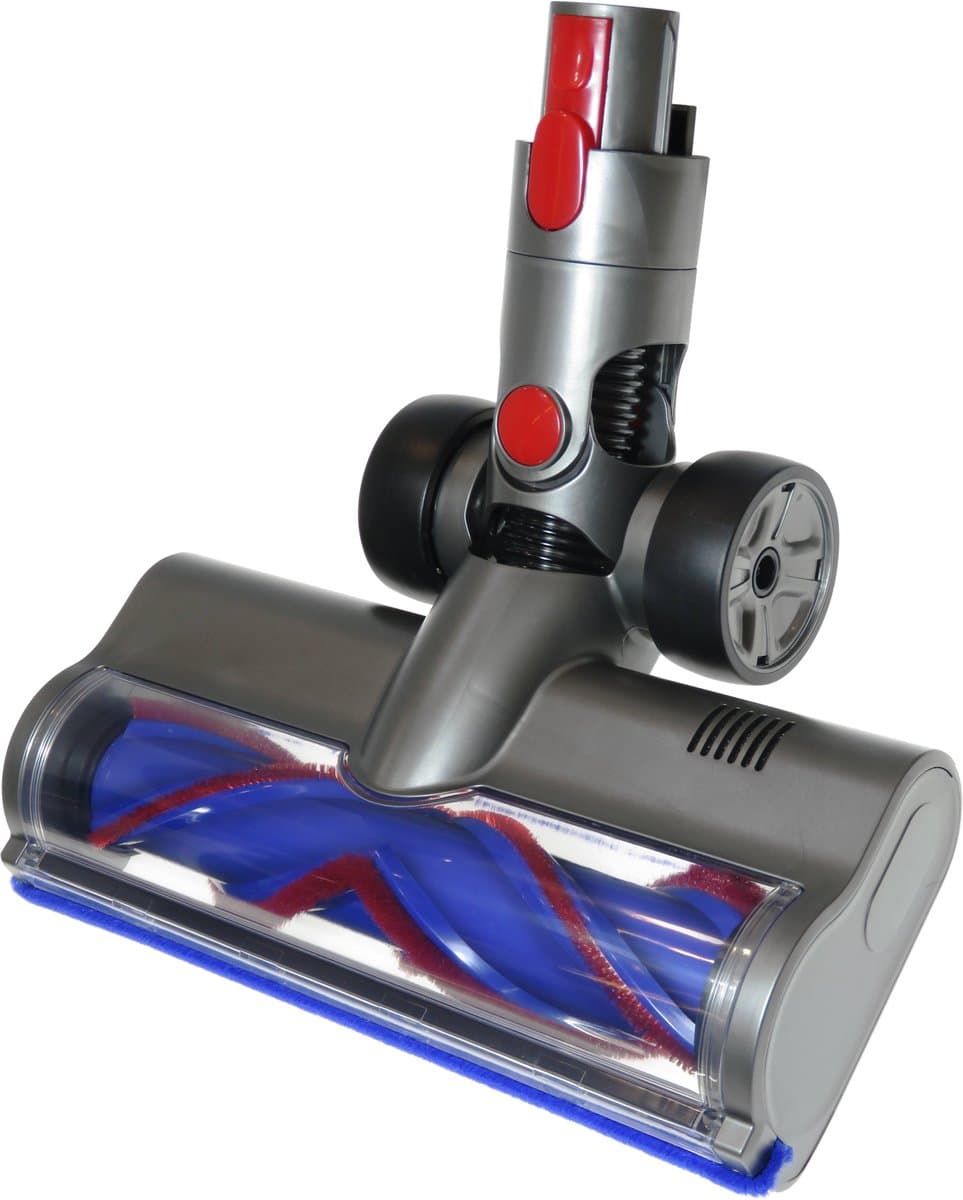 Dparts elektrische turboborstel zuigmond met LED verlichting geschikt voor Dyson steelstofzuiger - voor series V7 V8 V10 V11 V15 - vloerborstel vloerzuigmond mondstuk stofzuigermond — afbeelding 1