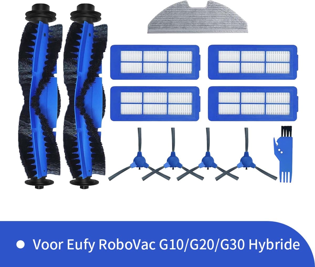 Onderdelen geschikt voor de Eufy G10, G20 en G30 robotstofzuigers van Replacements - Complete 13-delige set — afbeelding 1