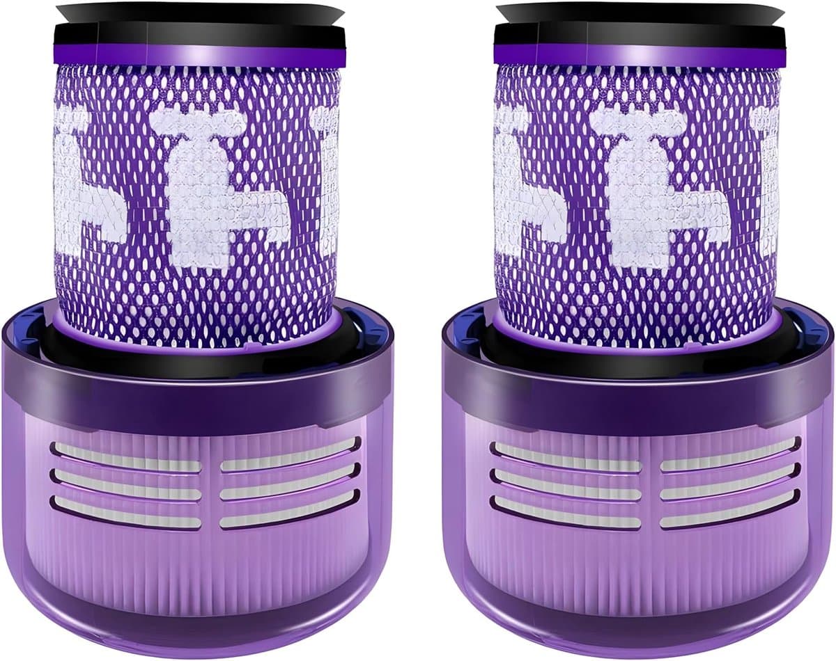 2x High Quality Washable Exhaust - Motor HEPA Filter compatible with Dyson V12 Detect Slim/Absolute 971517-01 - ShopVlot — afbeelding 1