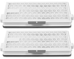 2 stuks geschikt voor HEPA Airclean Plus 50 filters - geschikt voor Miele Complete C3 Powerline - S8340 stofzuigerfilters - Air Clean SF-HA 50 voor Complete C2 C3 Compact C1 C2 - stofzuigerreserveonderdelen accessoires van