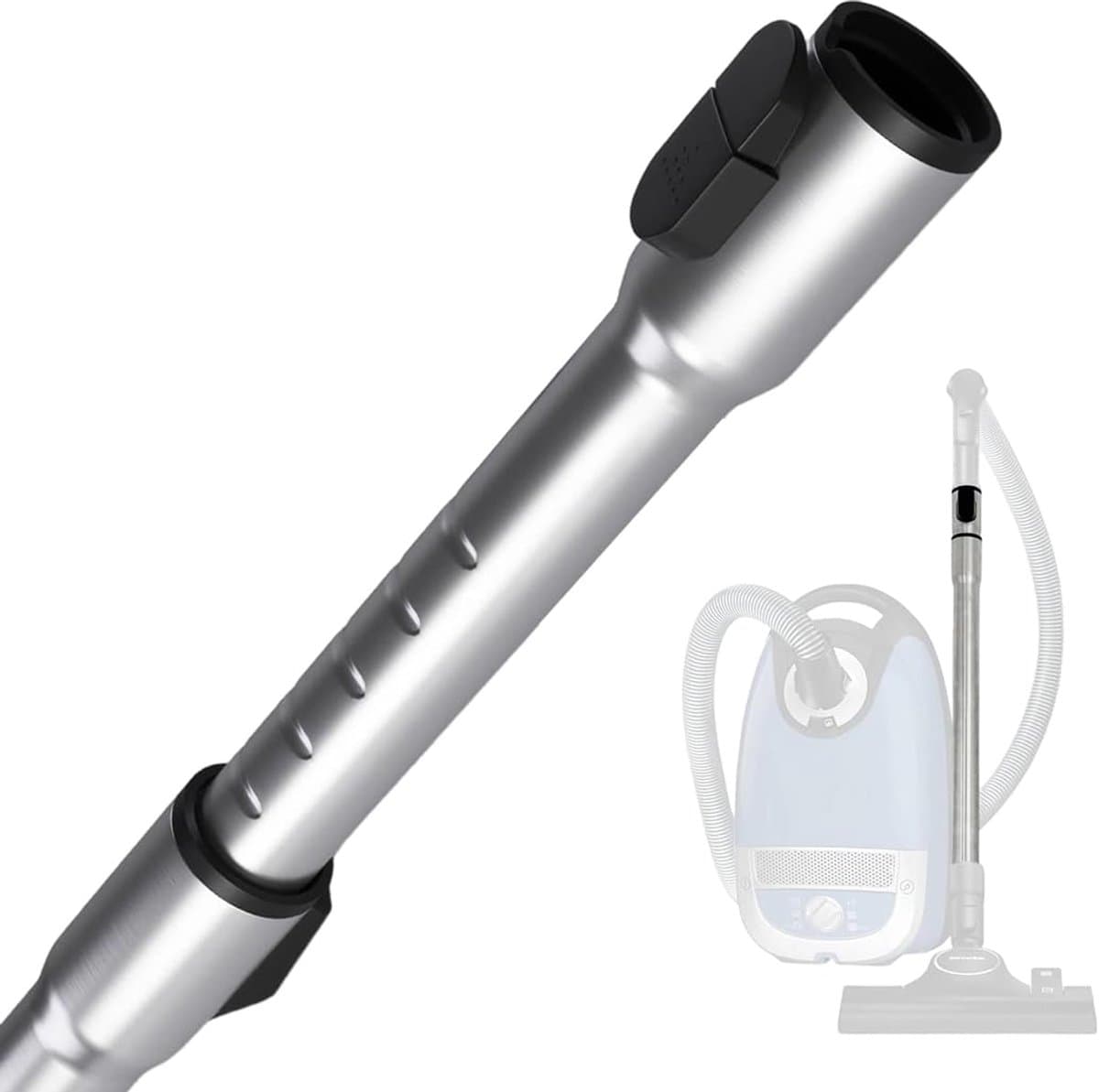 Stofzuigerbuis - vervangende buis, compatibel met Miele-stofzuigers S8, S6, S5, S4, S2, S1, C1, C2, C3, H1 Complete - ShopVlot — afbeelding 1