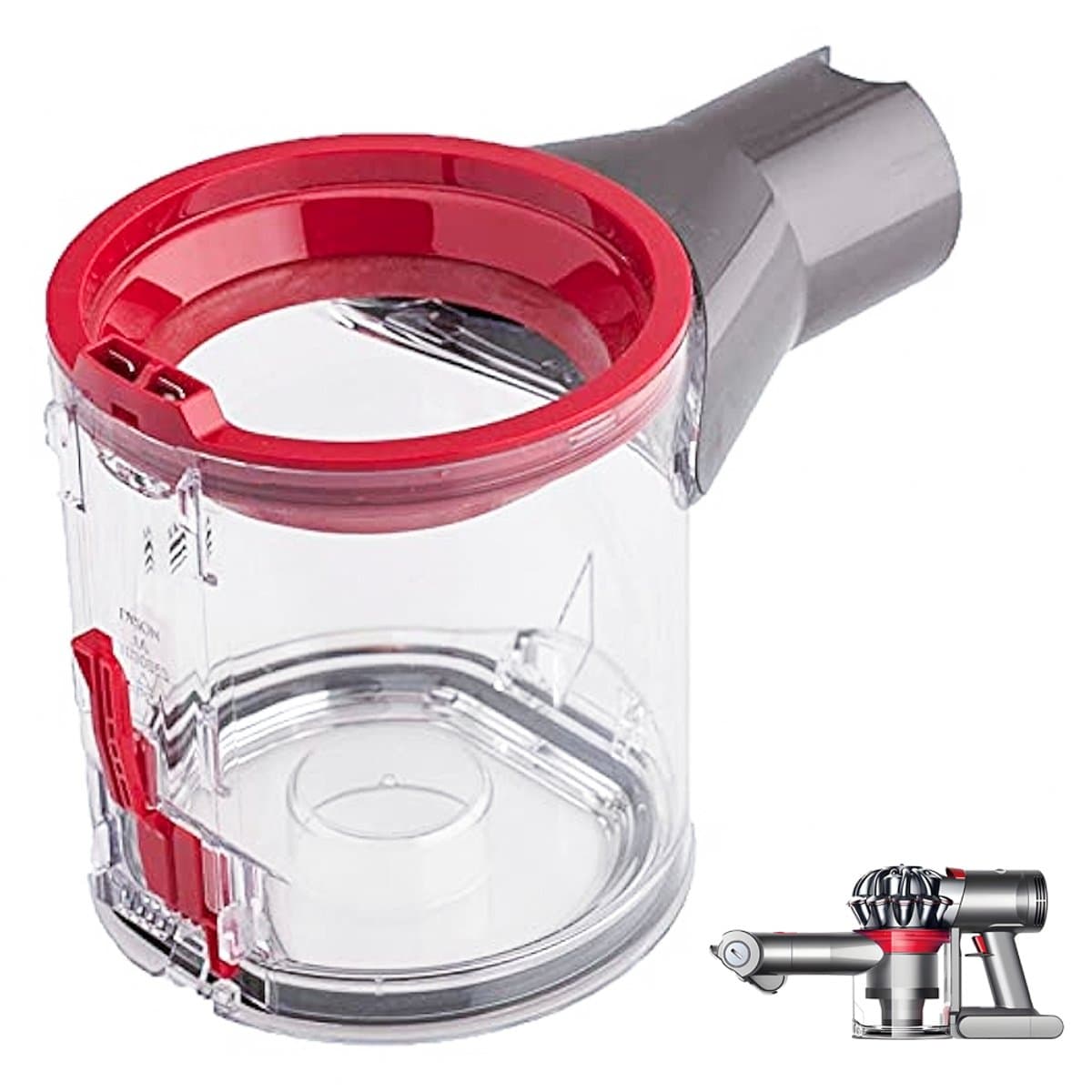 Stofbak voor Dyson V7/V8 - Stofreservoir - Vuilnisbak - Compatibel met Dyson stofzuigers - 967699-01 96769901 — afbeelding 1
