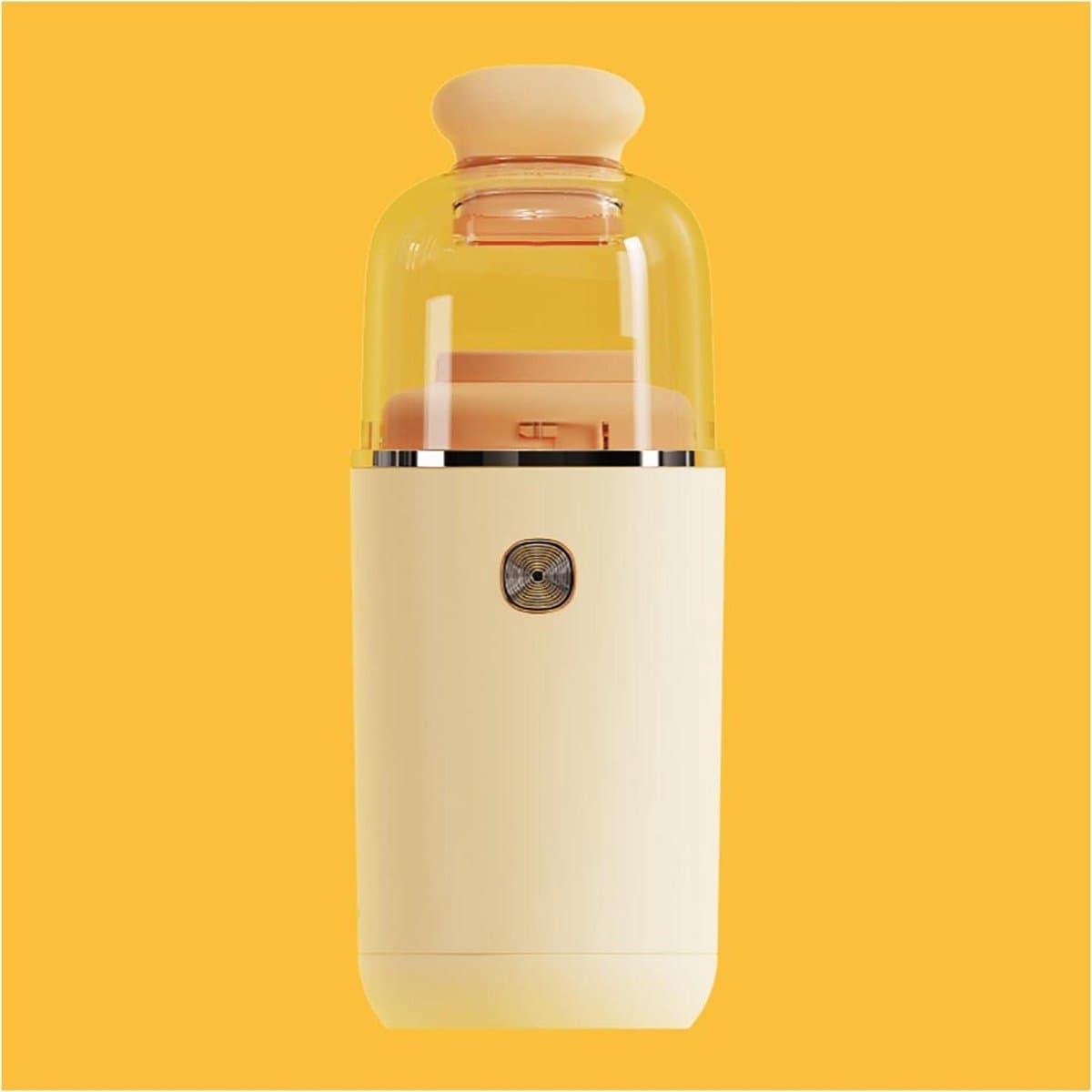 Mini Desktop Cleaner - Kruimel Machine - Bureau Reinigen - Sterke Zuigkracht - 60x60x155mm - Geel — afbeelding 1