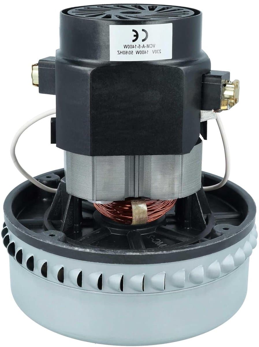 Stofzuigermotor - Reservemotor Motoronderdeel - Stofzuiger Reparatie - Krachtige 1400W Motor - Diameter 145 cm - Zwart/Grijs — afbeelding 1