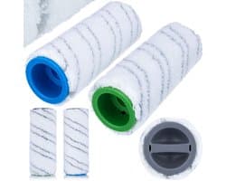 Rosfix Vervangingsrol Mop - Microvezel Hoge Absorptie - 145x45mm, 2 Stuks - Geschikt voor Kärcher