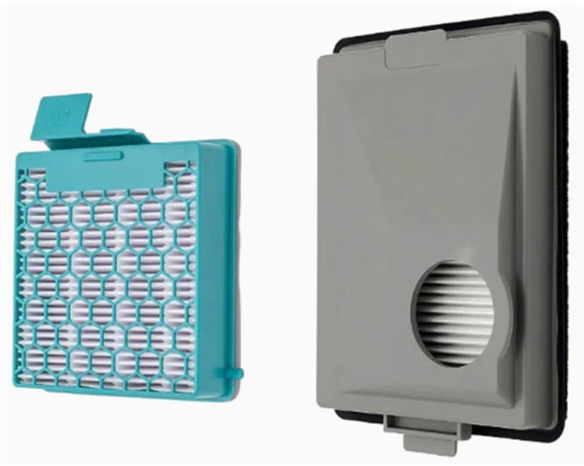 2 stuks Filter - 1 voorfilter en 1 nafilter - voor Miele Boost CX1- en Blizzard CX1 , CX-FSF, SNRF3 ,SF-HY60 — afbeelding 1