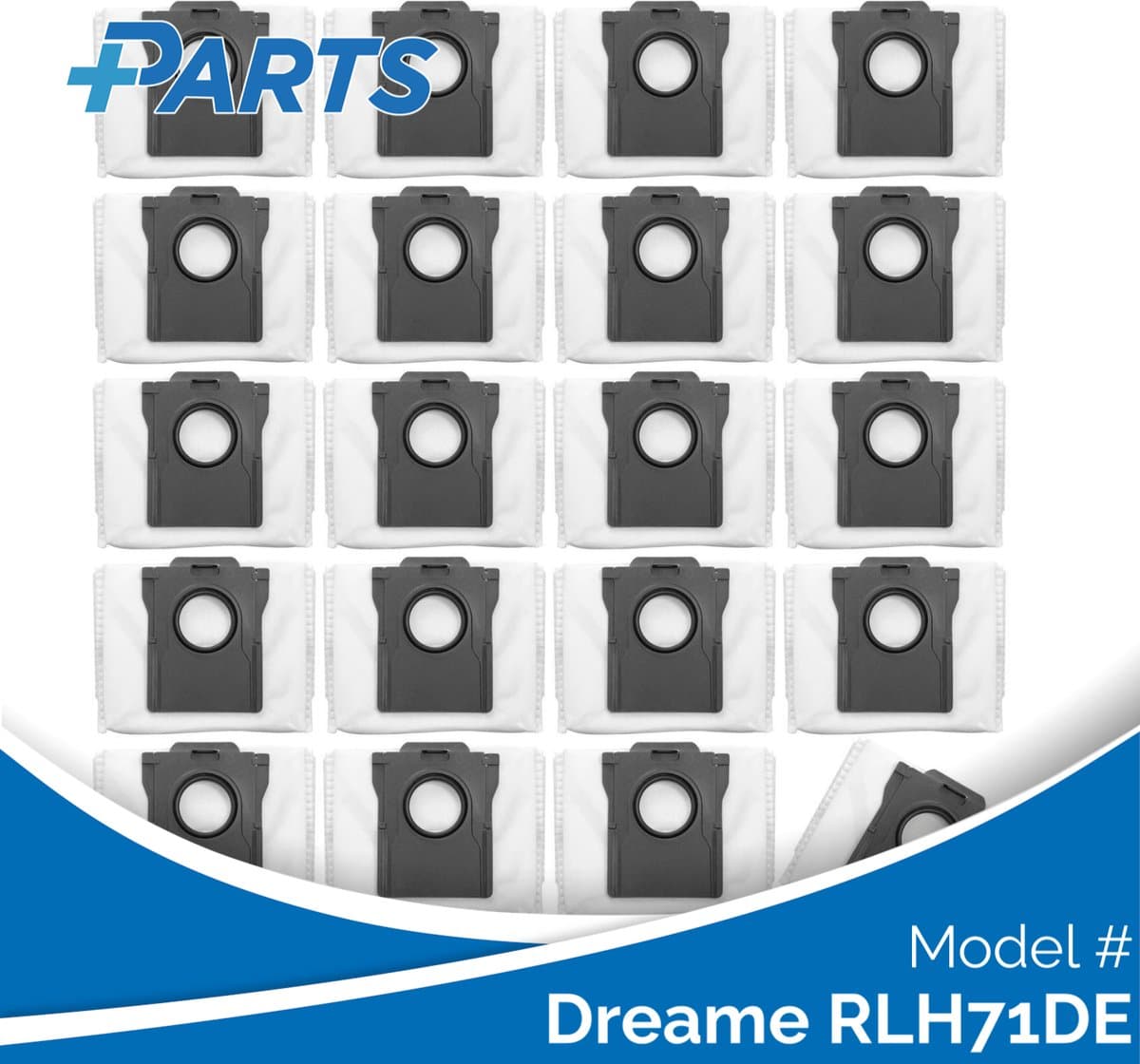 Dreame RLH71DE Stofzakken (20 Stuks, Plus.Parts® alternatief voor RDB8) — afbeelding 1